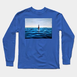 Waves of the Adriatic Sea Maritime Magical Symphony of Nature and Travels Long Sleeve T-Shirt